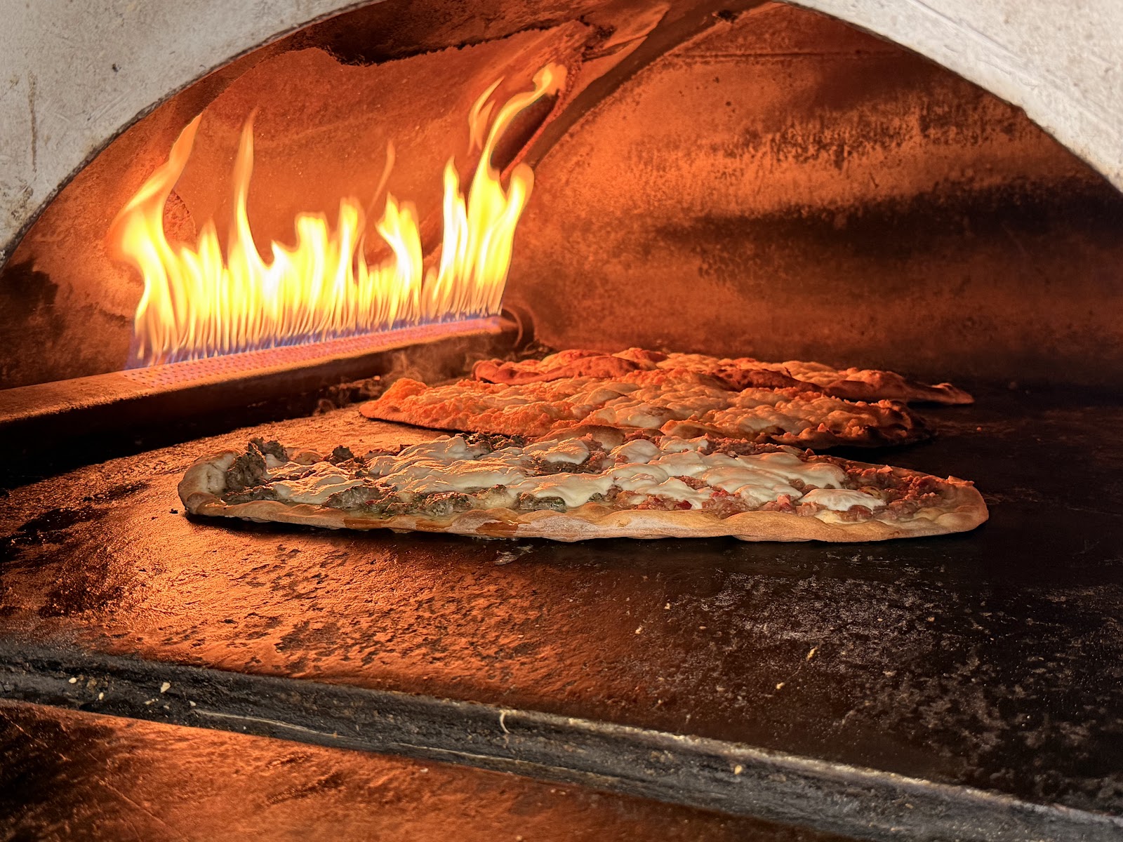 Abu Shadi Lebanese Pizza Manousheh wood oven