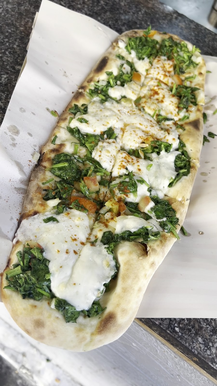Sabanekh & cheese