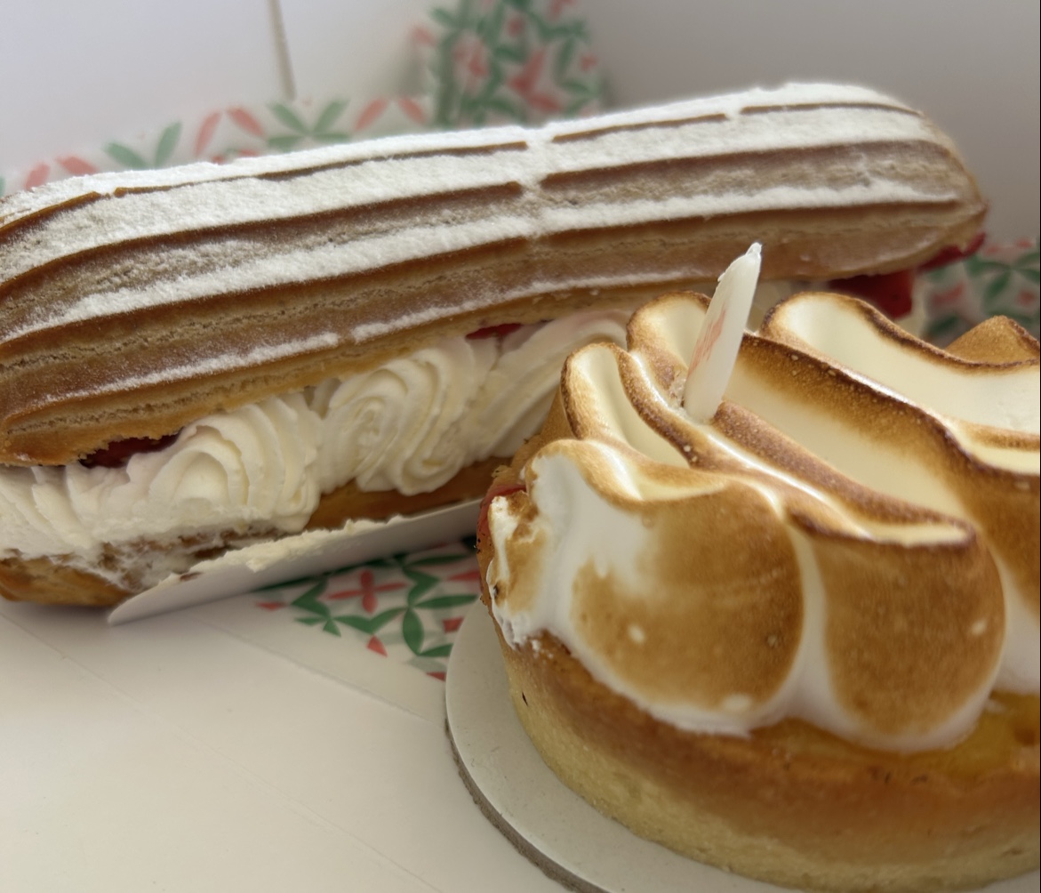 Éclairs & meringue