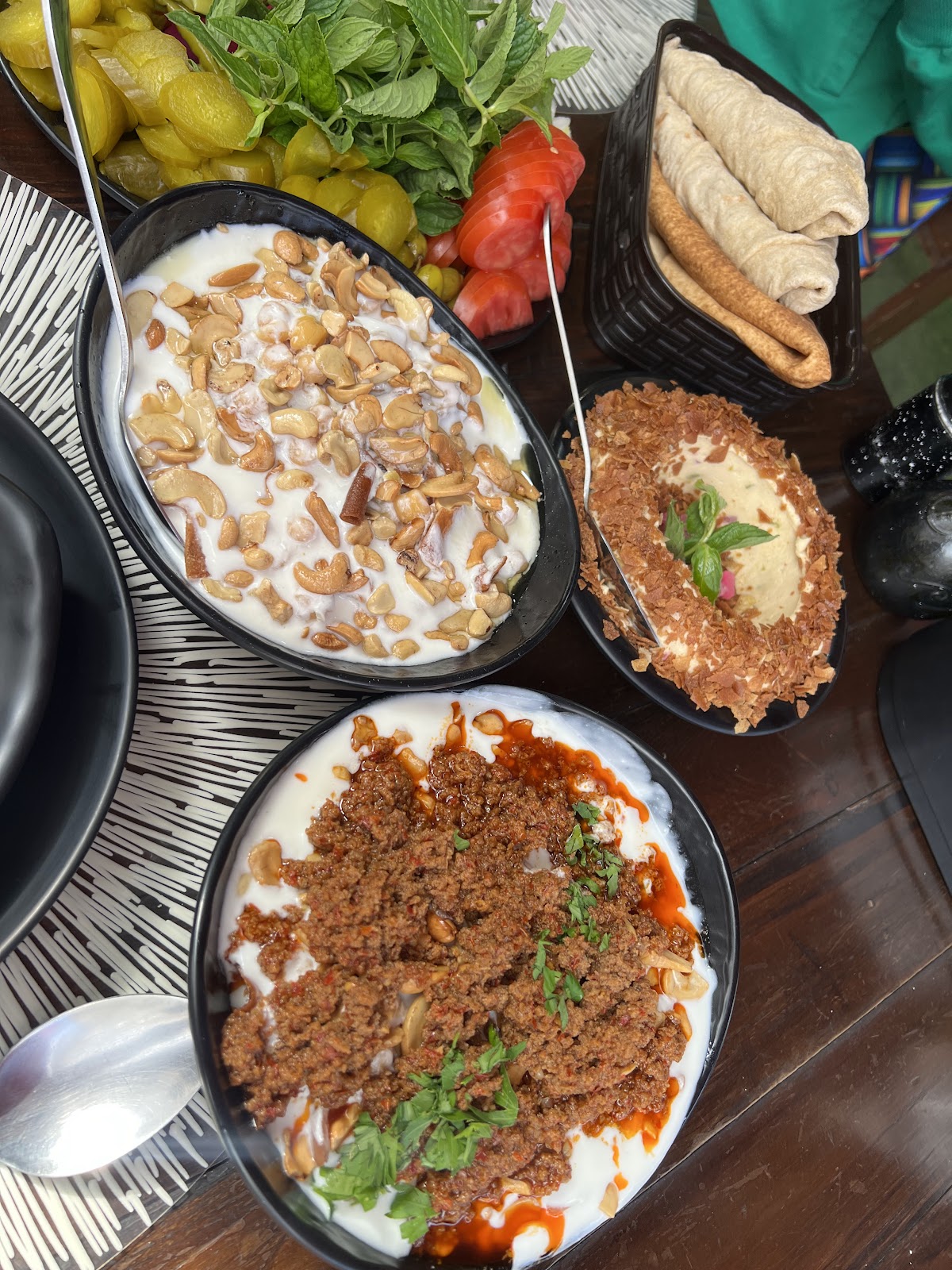 the spread
