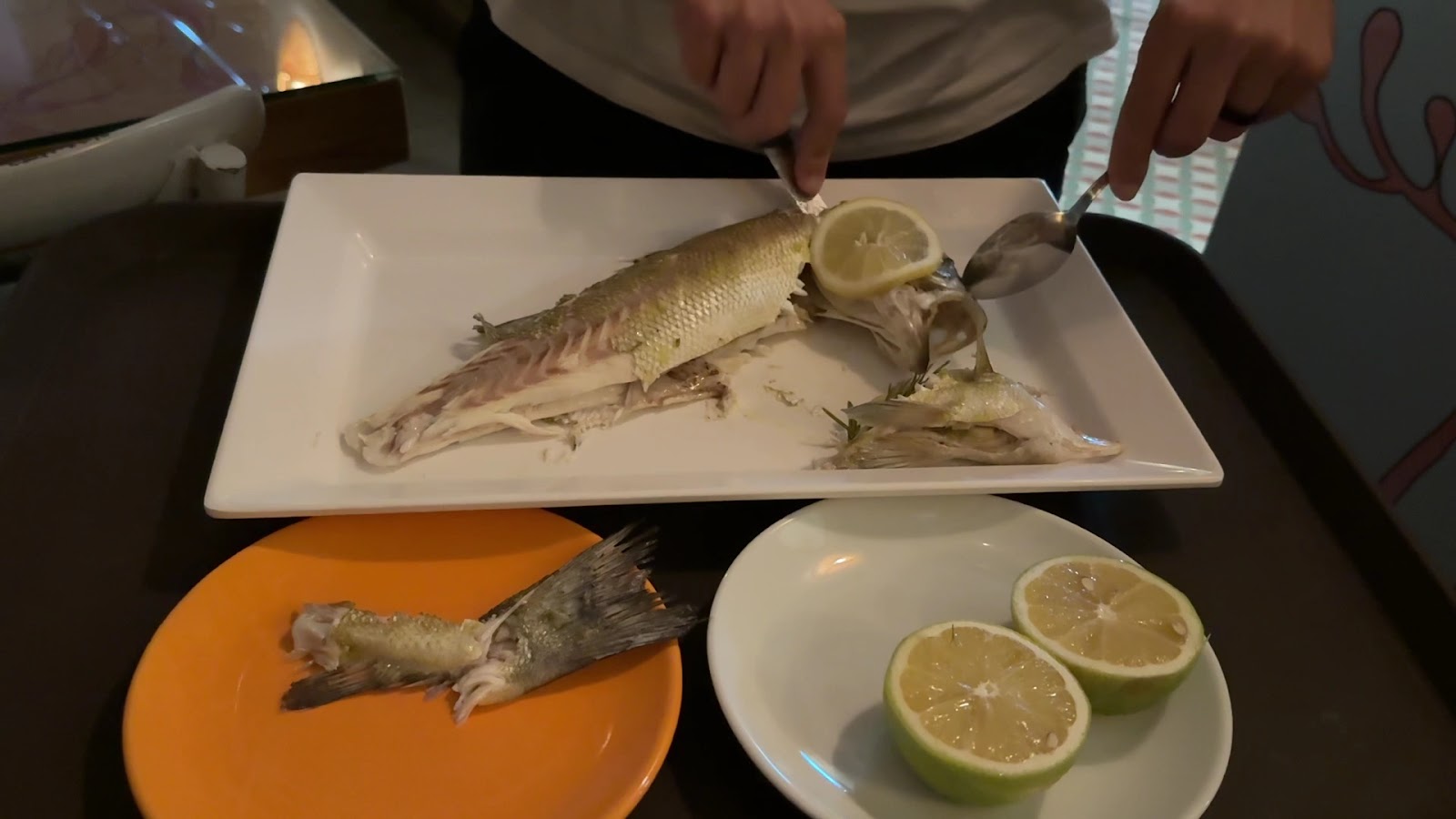 Whole fish, table-side