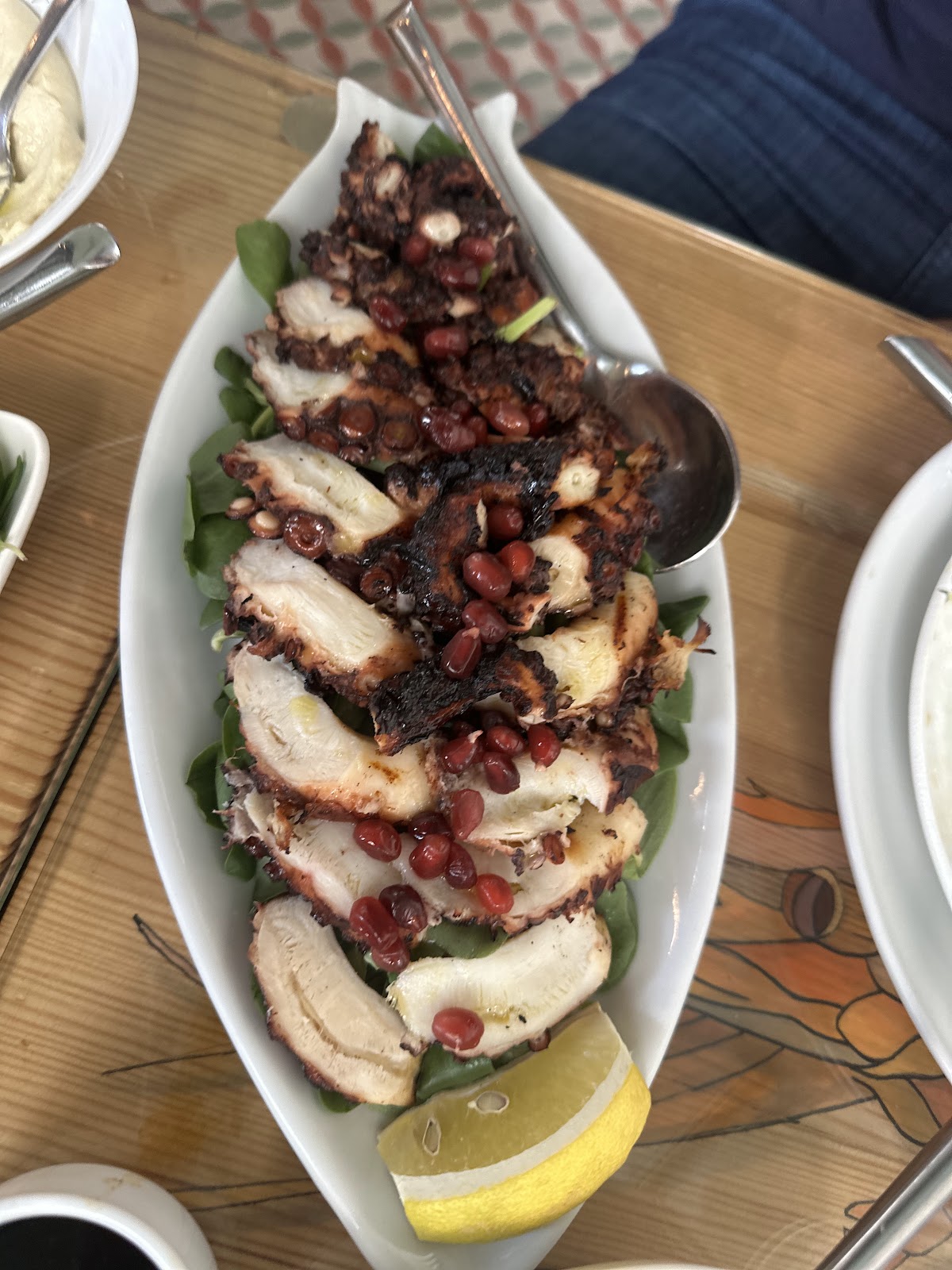 Octopus & pomegranate