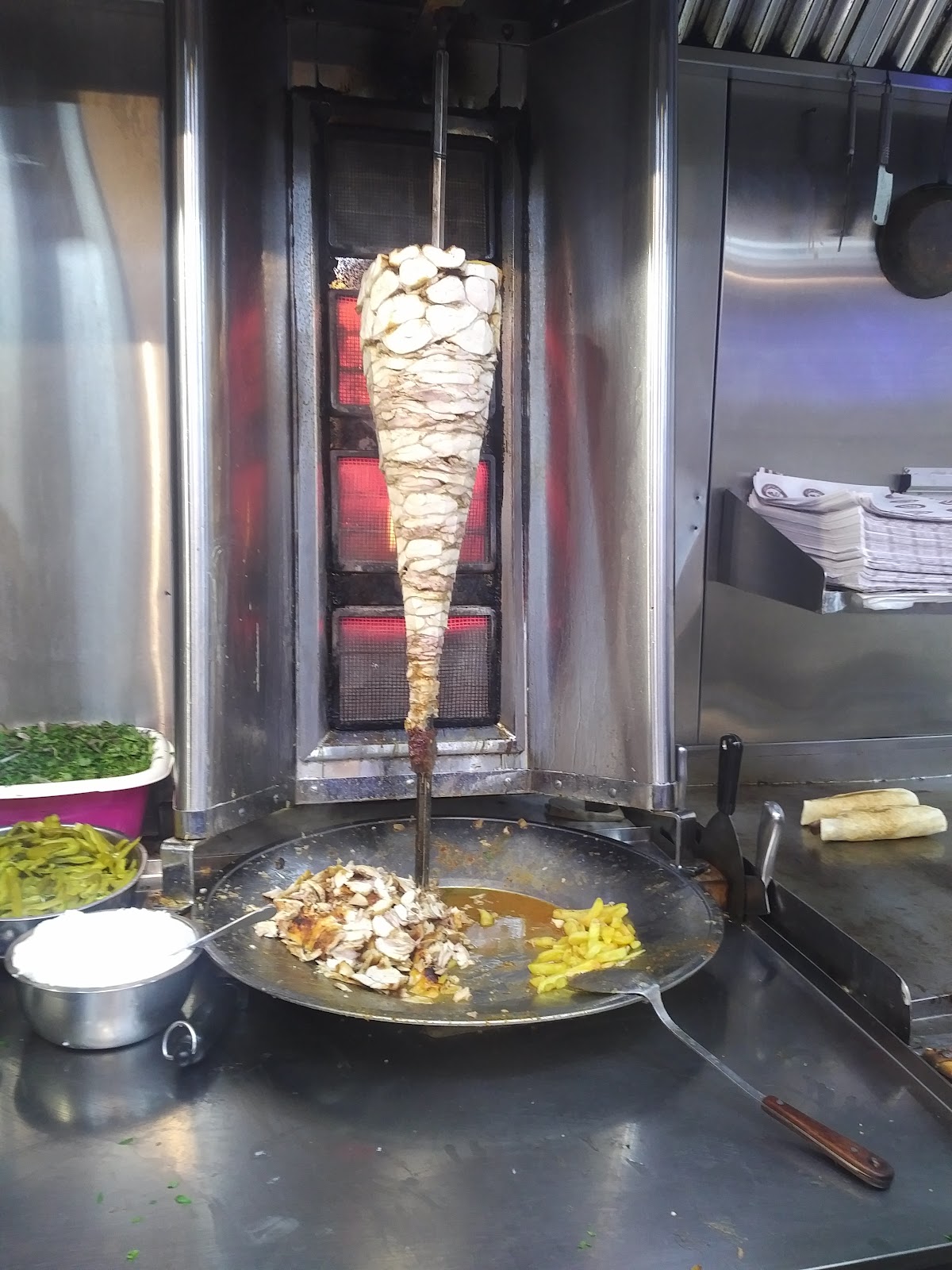 Shawarma Ghazzawi spit