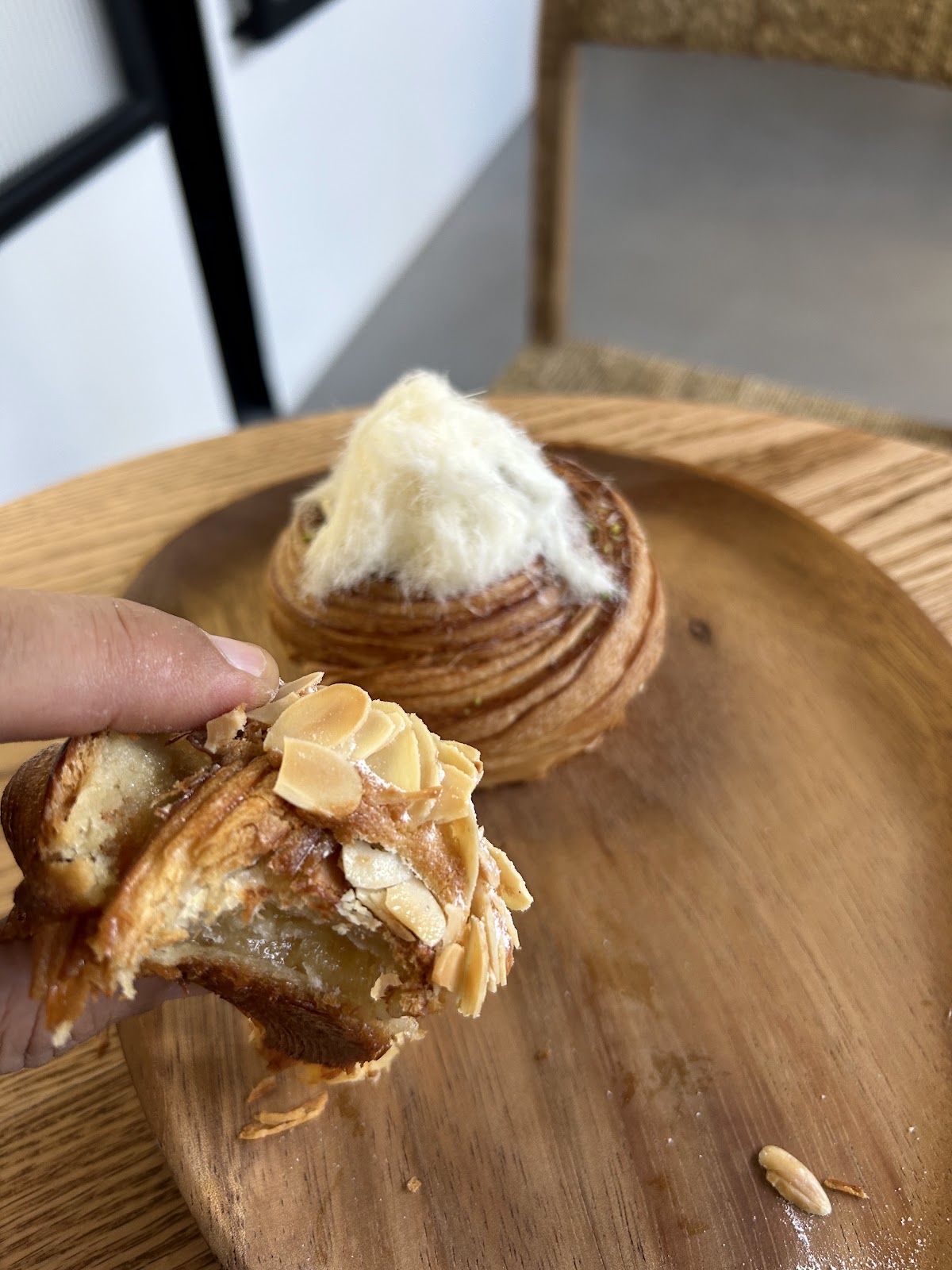 The almond croissant