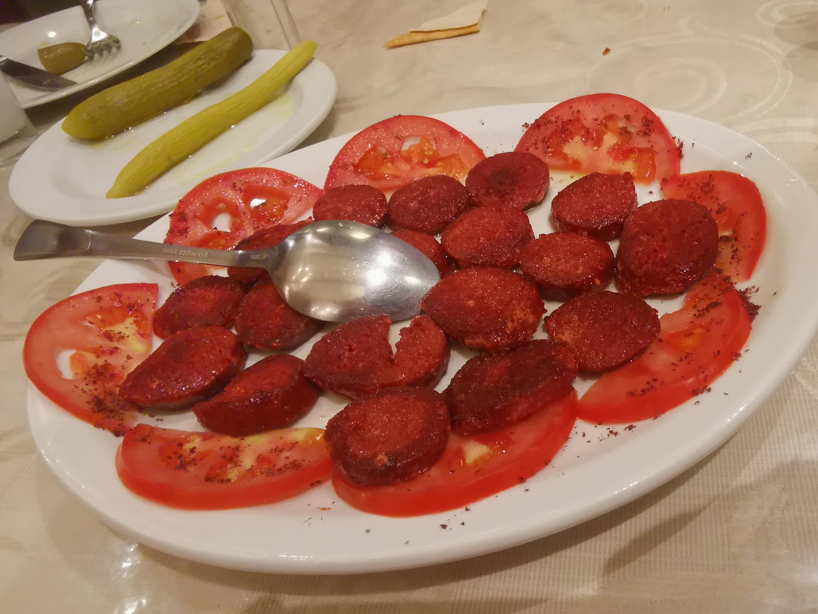 Soujouk & tomatoes