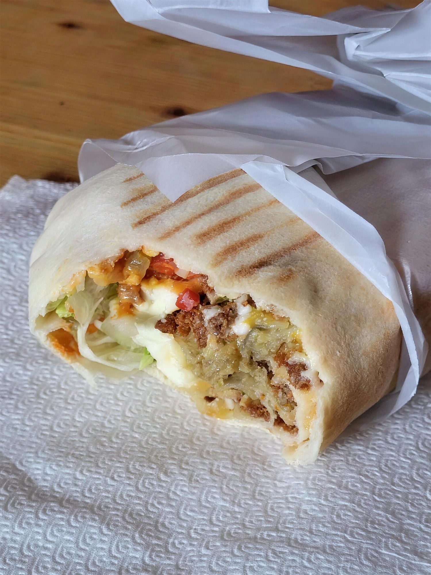 Gegrilltes Wrap