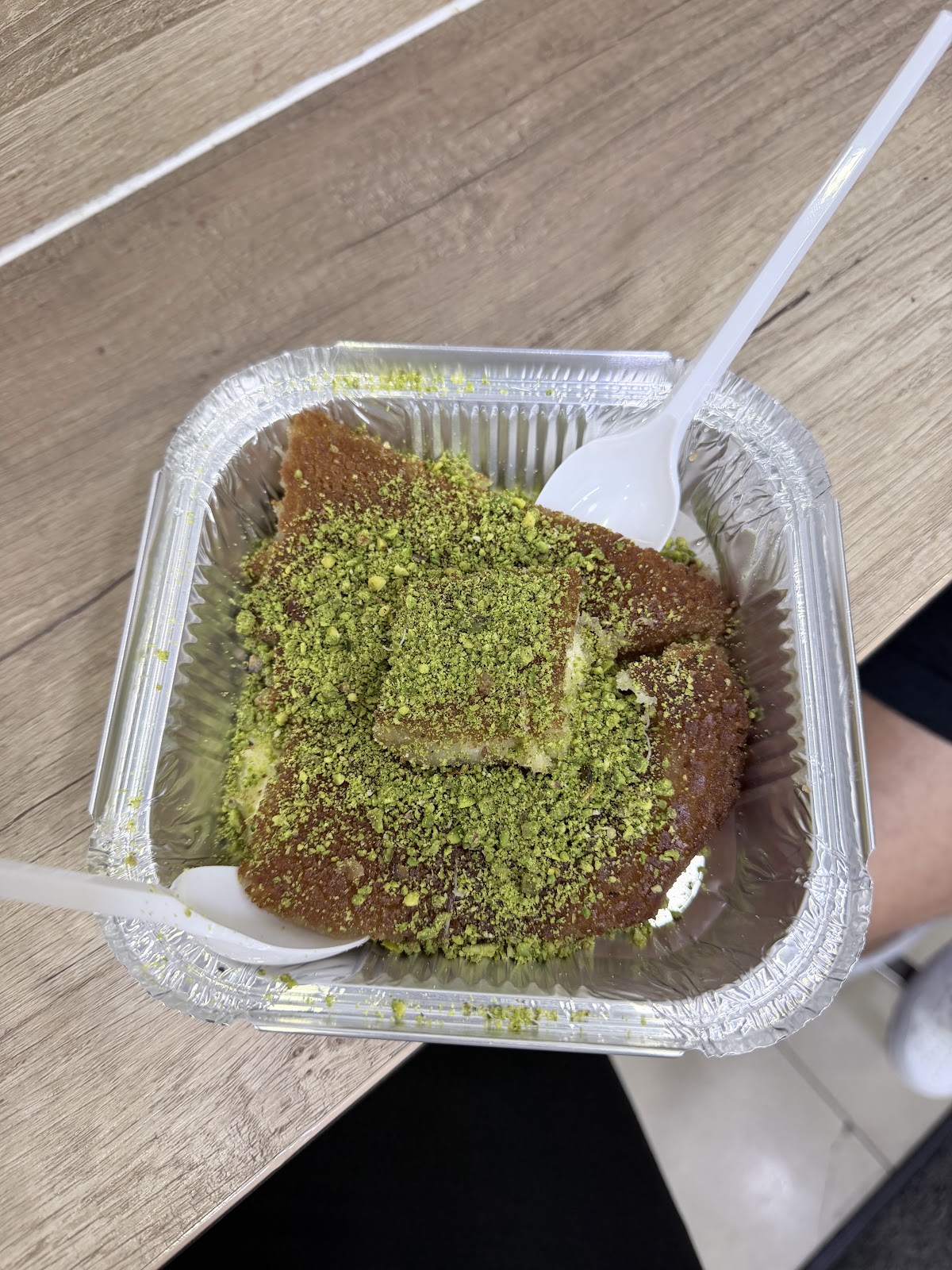 Knafeh knusprig mit Pistazien