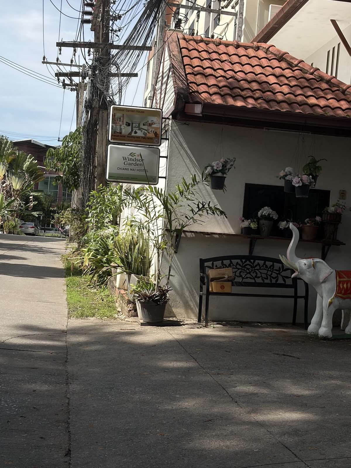 The Lanna house and garden entrance