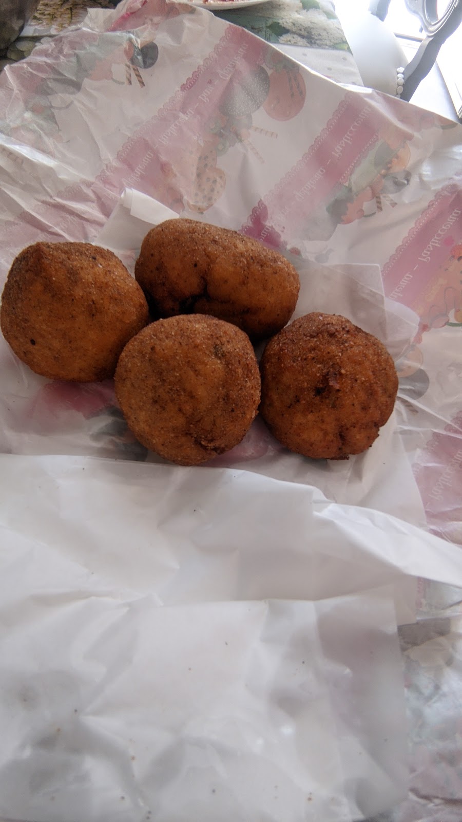 Arancine appena fritte