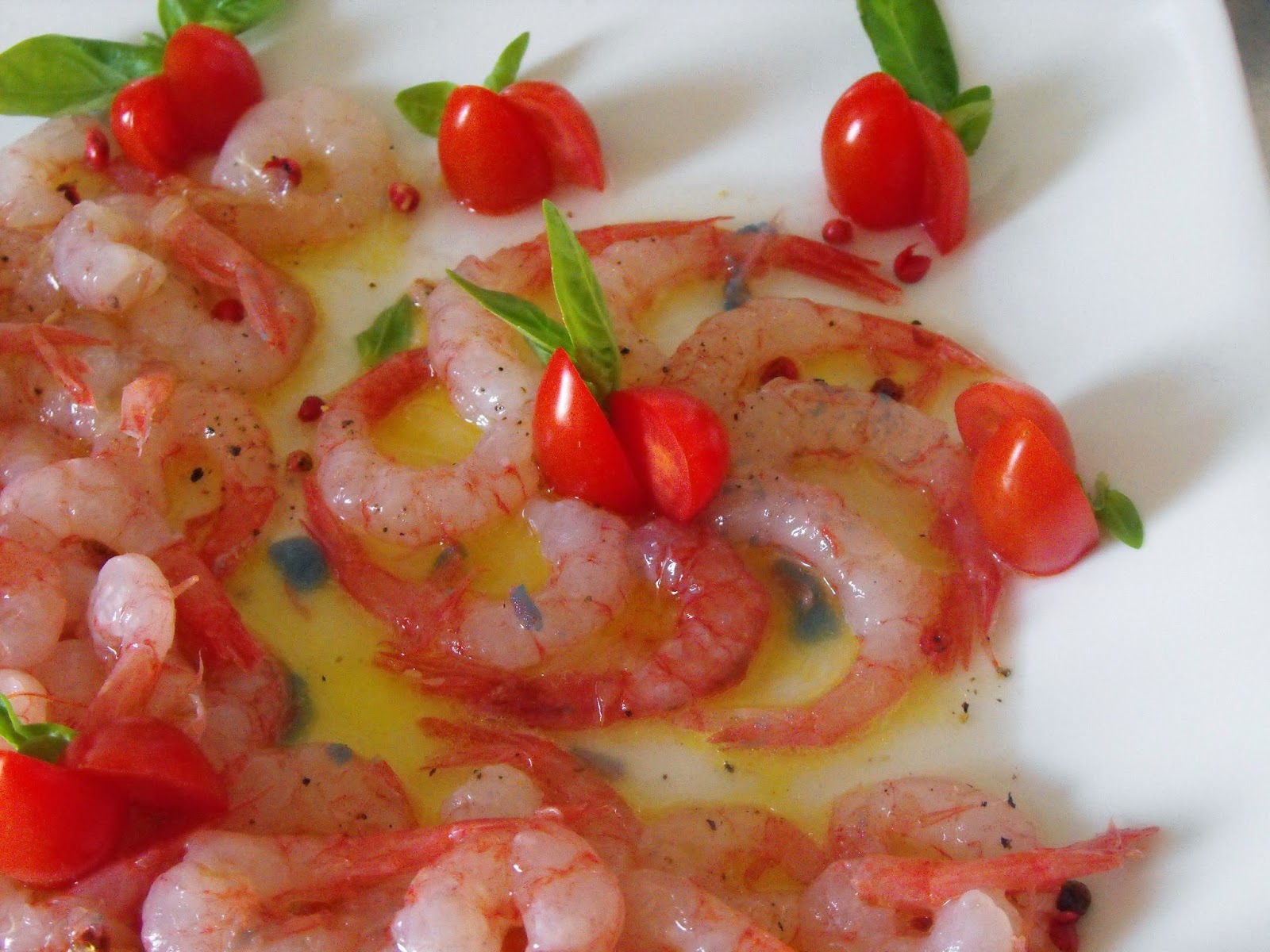 Crudo di gamberi