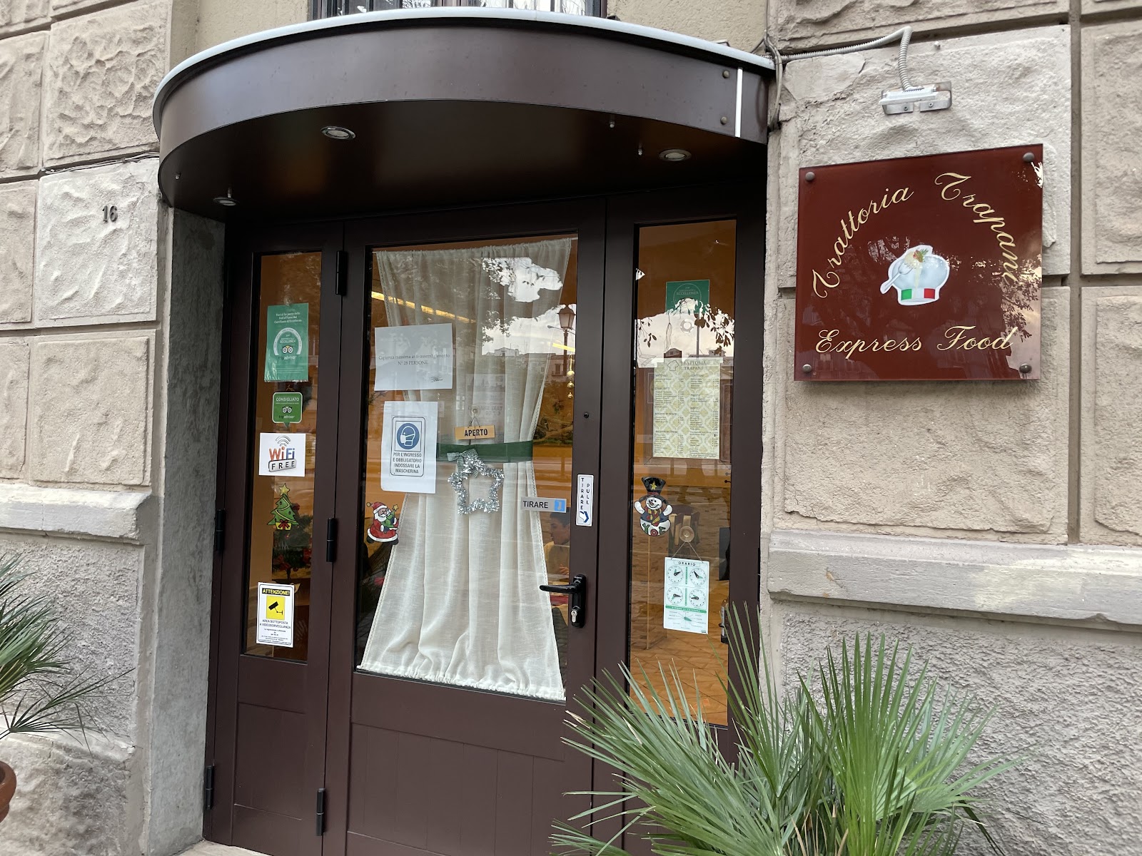 Trattoria Trapani — ingresso